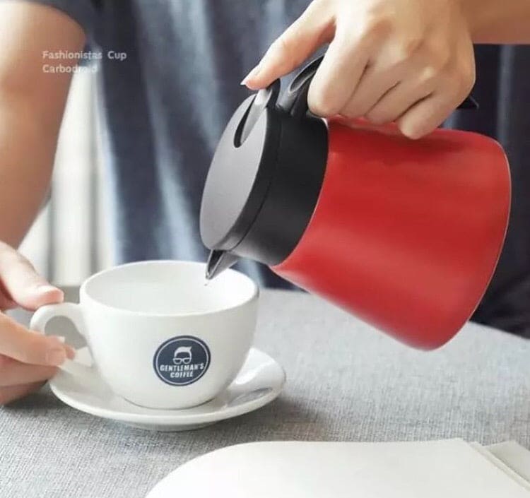 Stainless Steel Double Wall Insulated Vacuum Thermos, Portable Travel Kettle Shaped Thermos Stainless Steel Double Wall Insulated Vacuum Thermos, Portable Travel Kettle Shaped Thermos